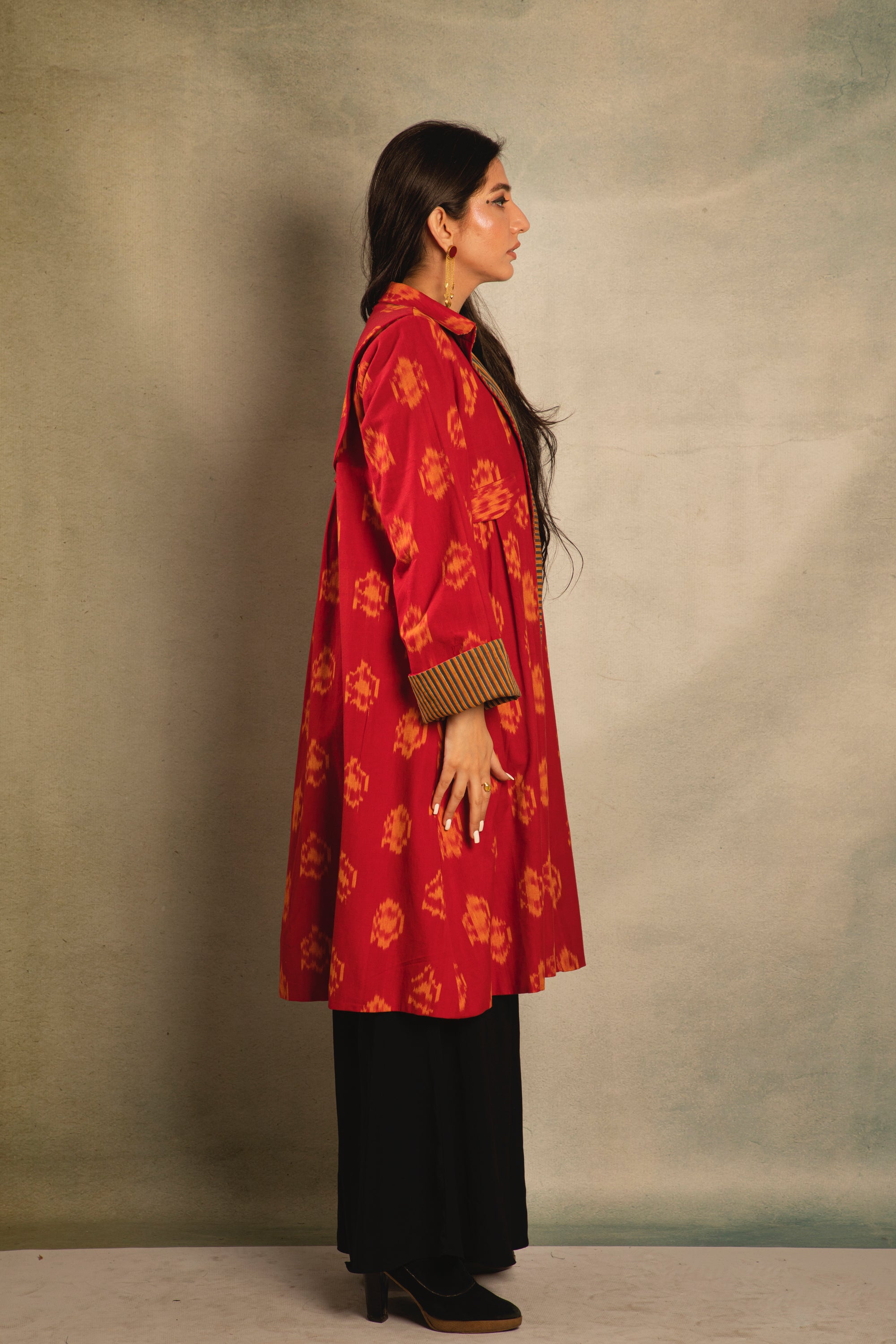 Red and Mustard Jacket