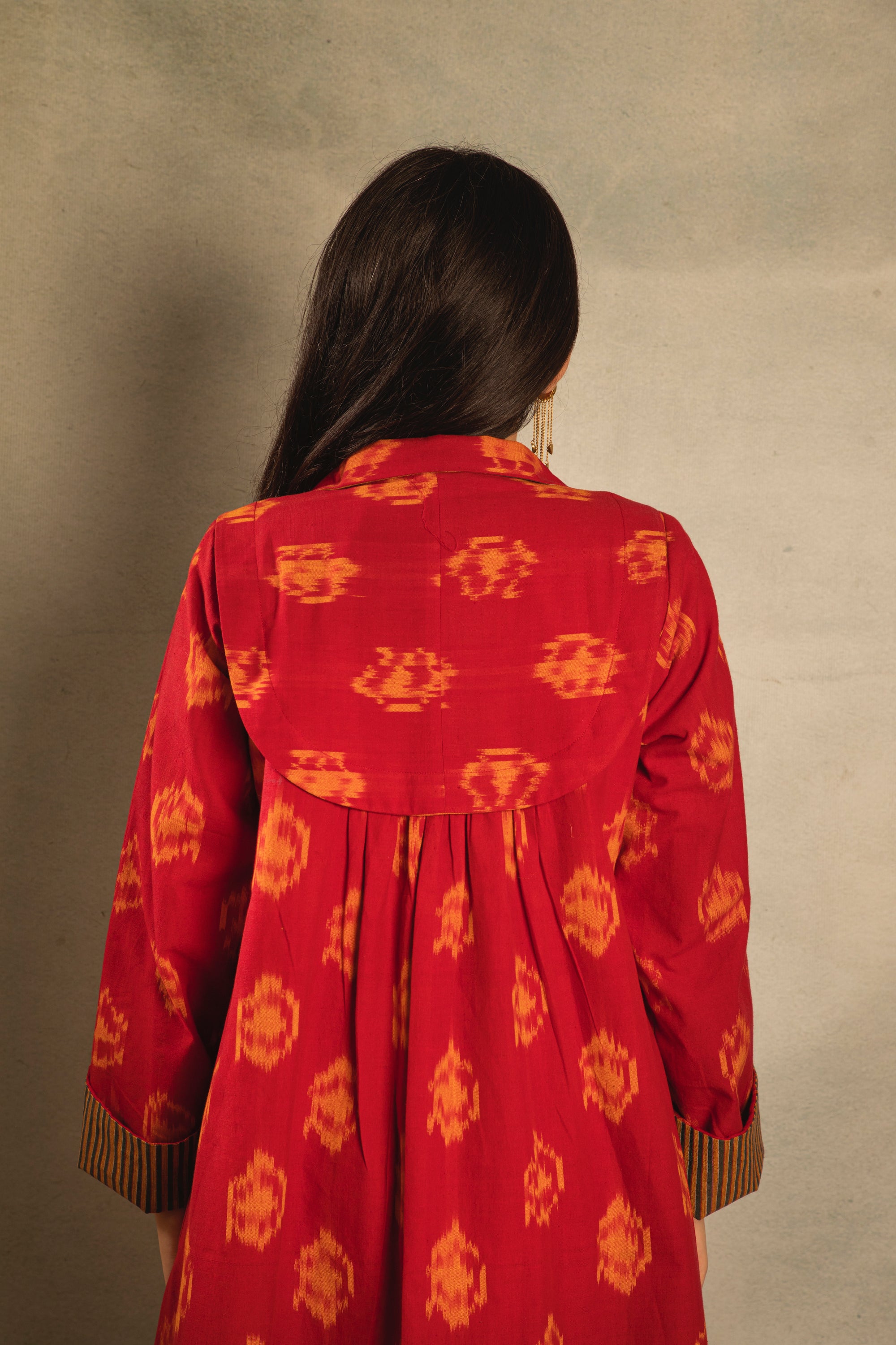 Red and Mustard Jacket