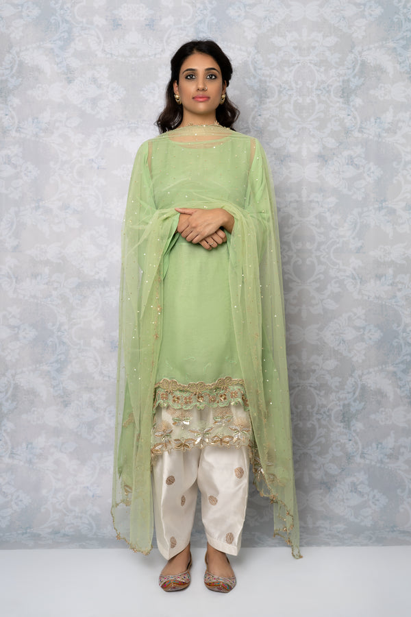 Soft Green Kurta Set