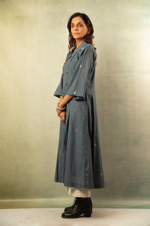 Grey Sage Collar Dress