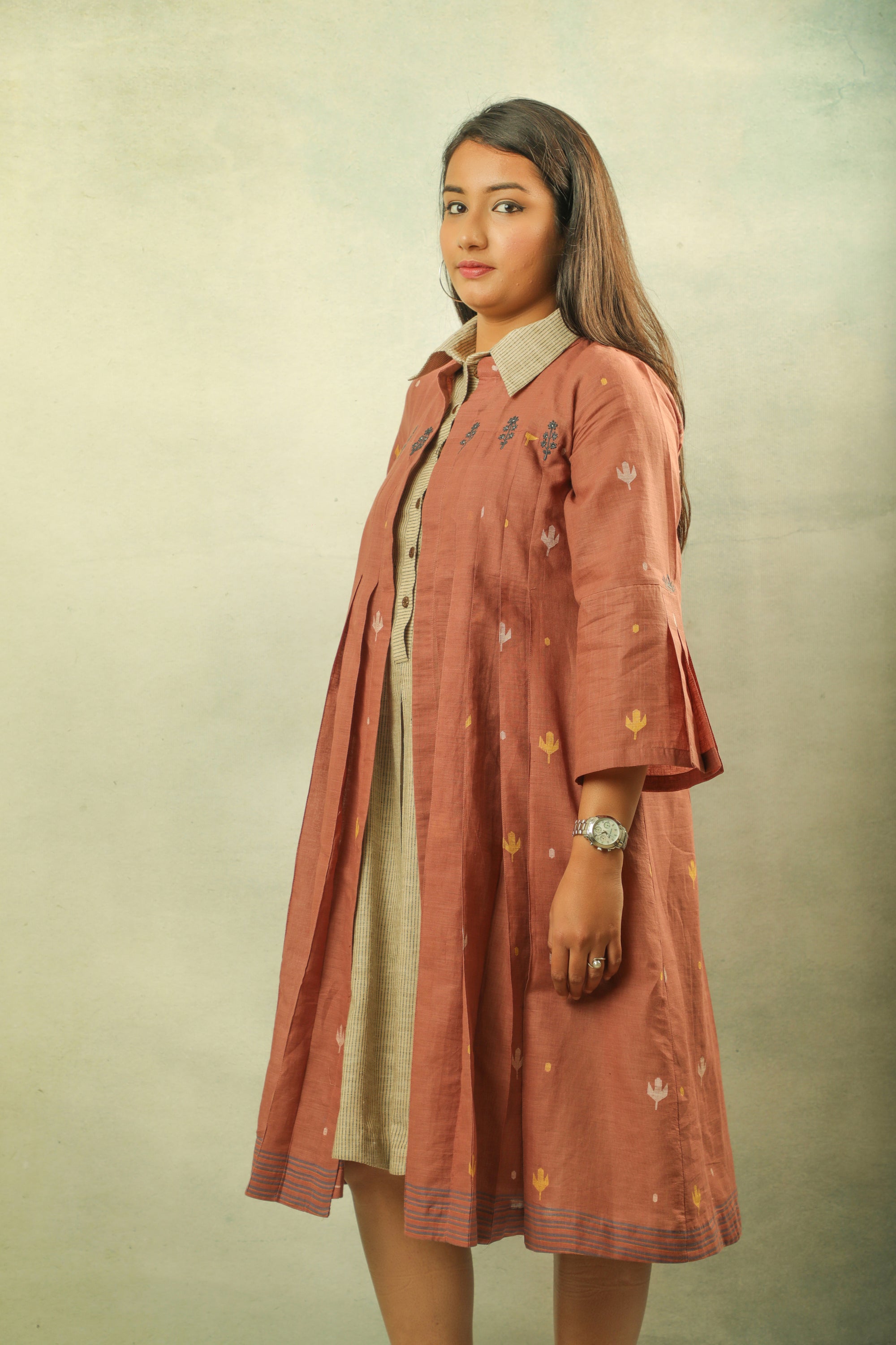 Copper Kimono Overlay