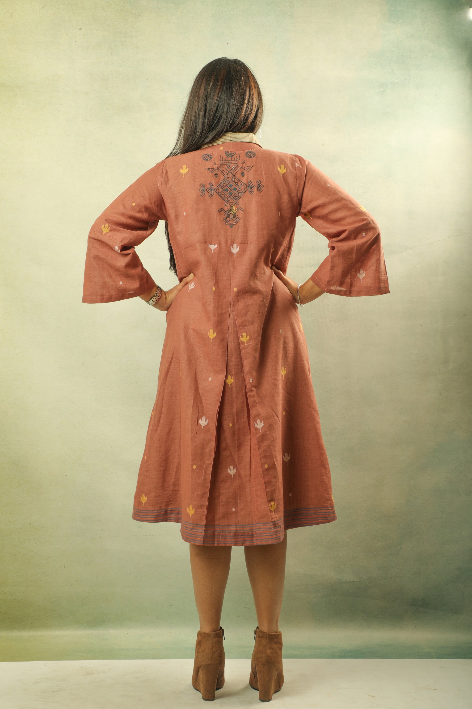 Copper Kimono Overlay