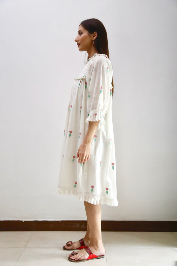 Ivory Tulip Dress