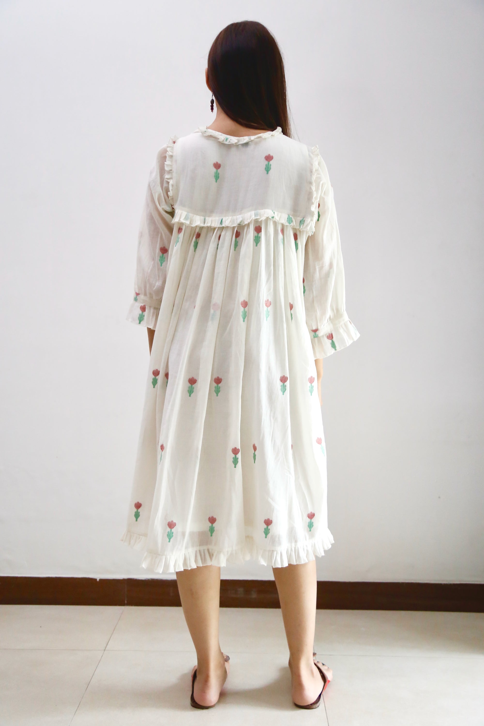 Ivory Tulip Dress