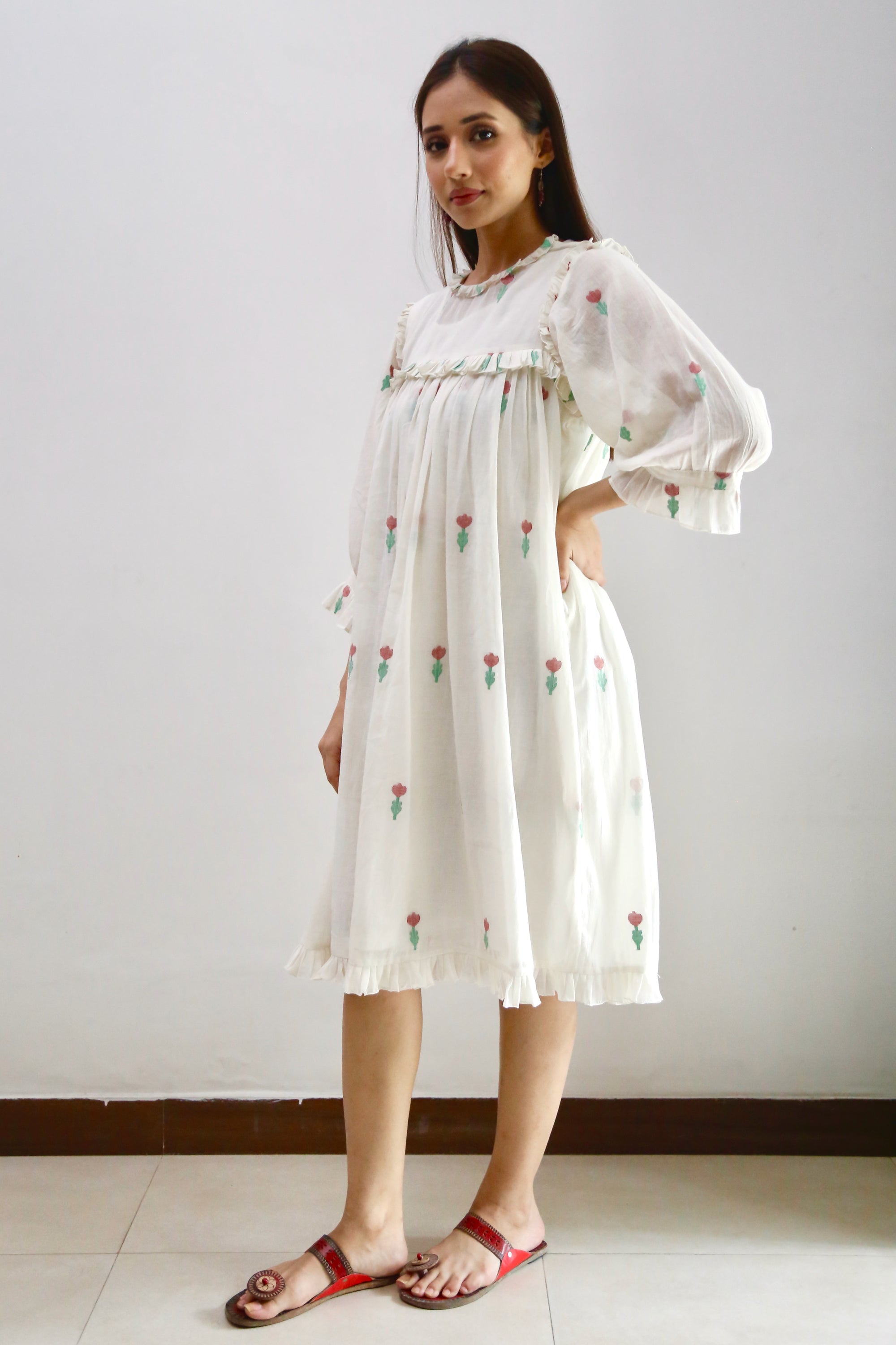 Ivory Tulip Dress