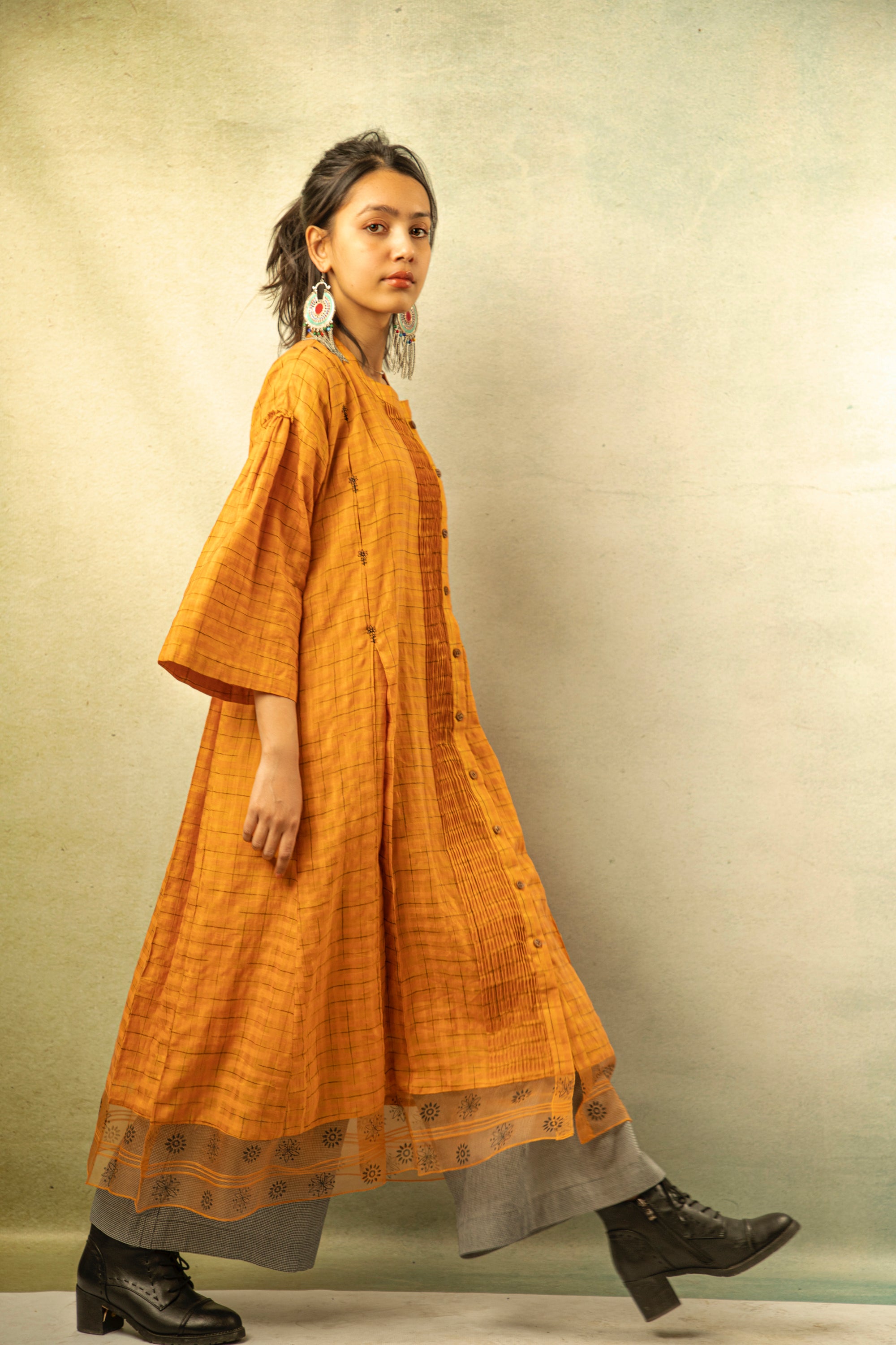 Orange Zinnia Dress