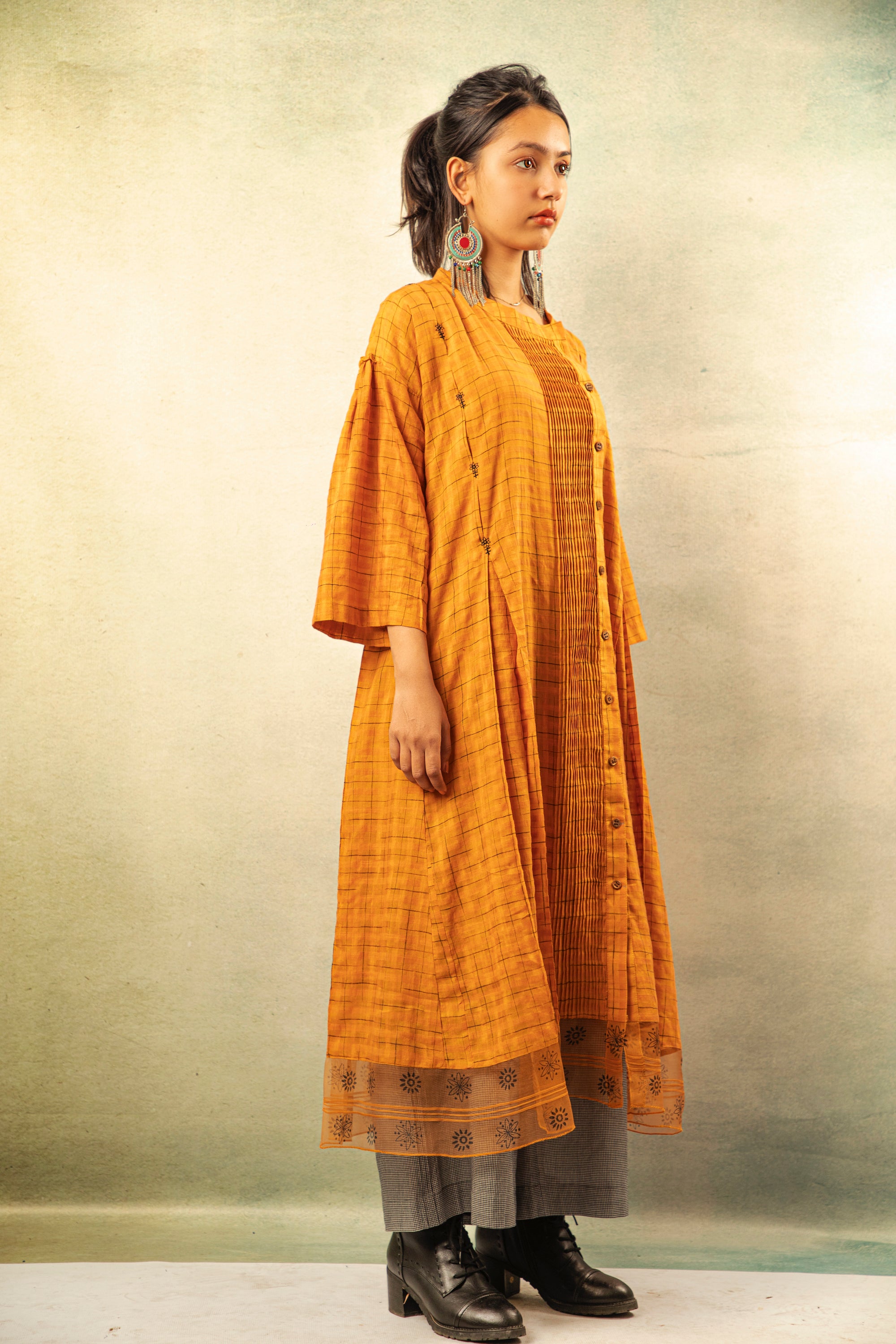 Orange Zinnia Dress