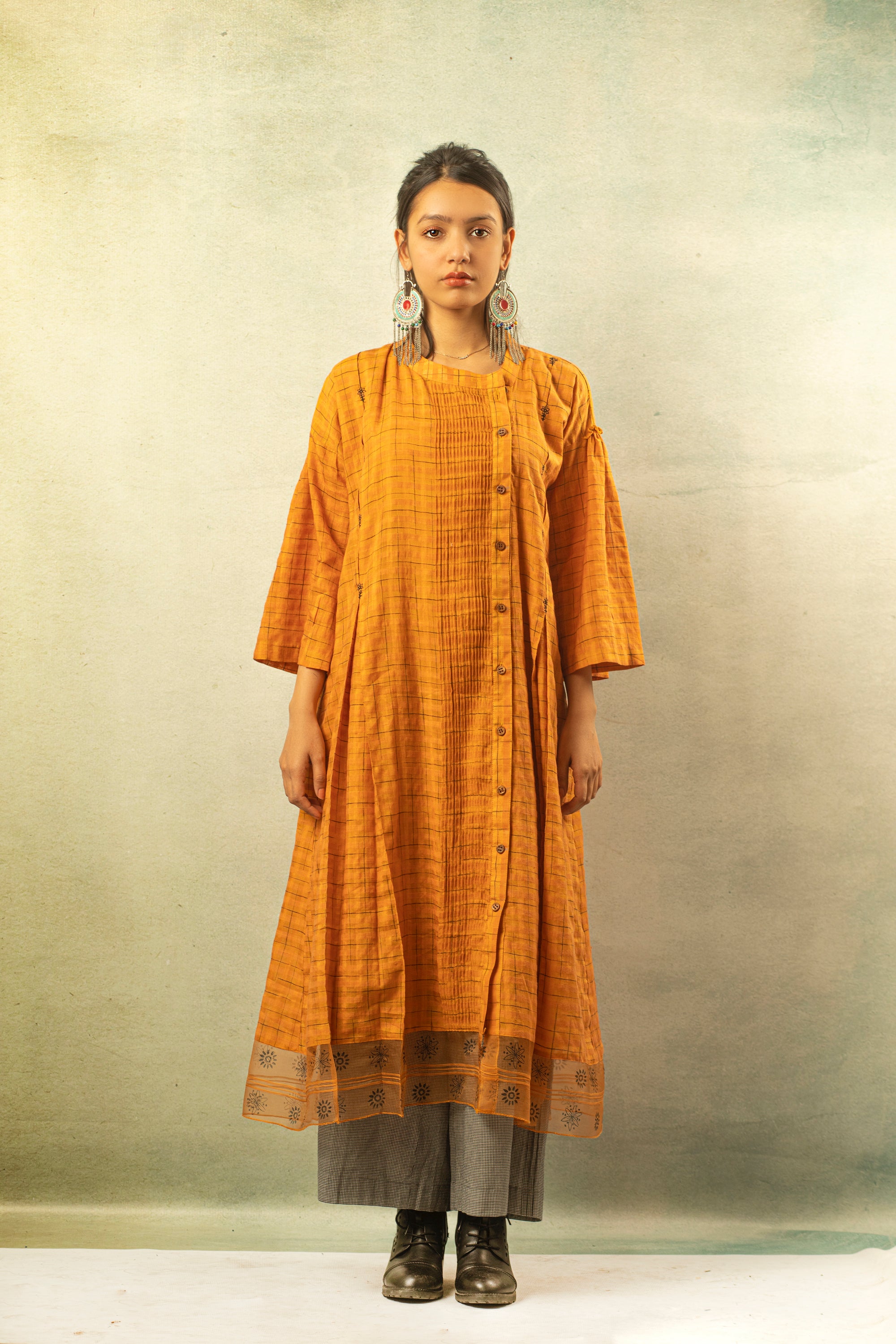 Orange Zinnia Dress
