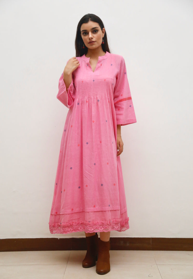 Ruman Pink Dress