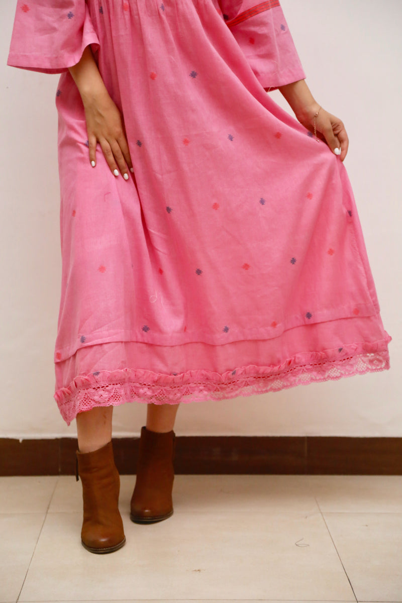 Ruman Pink Dress