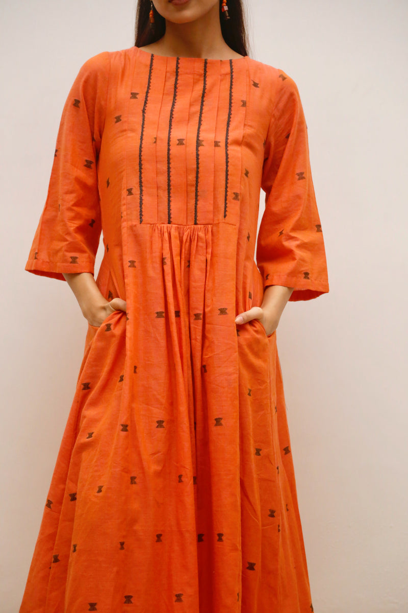 Tamaka Orange Dress