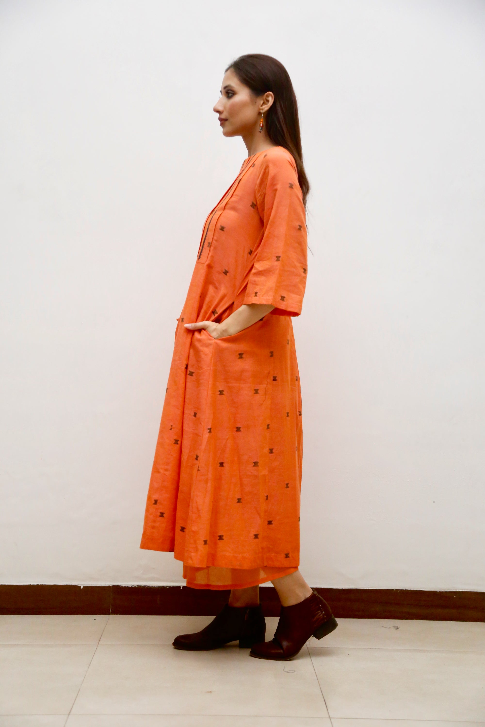 Tamaka Orange Dress