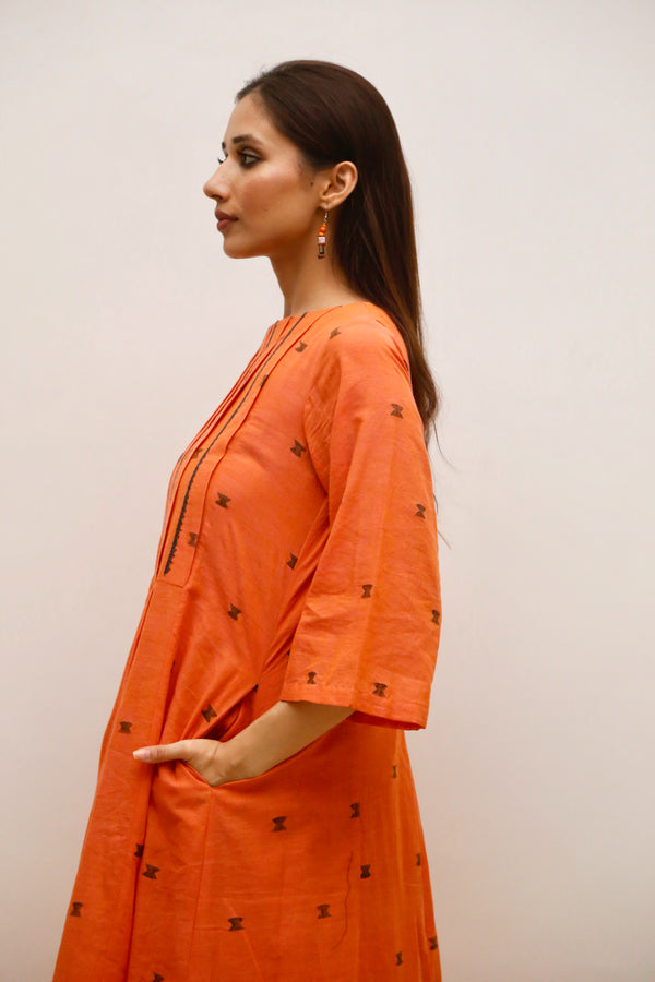 Tamaka Orange Dress