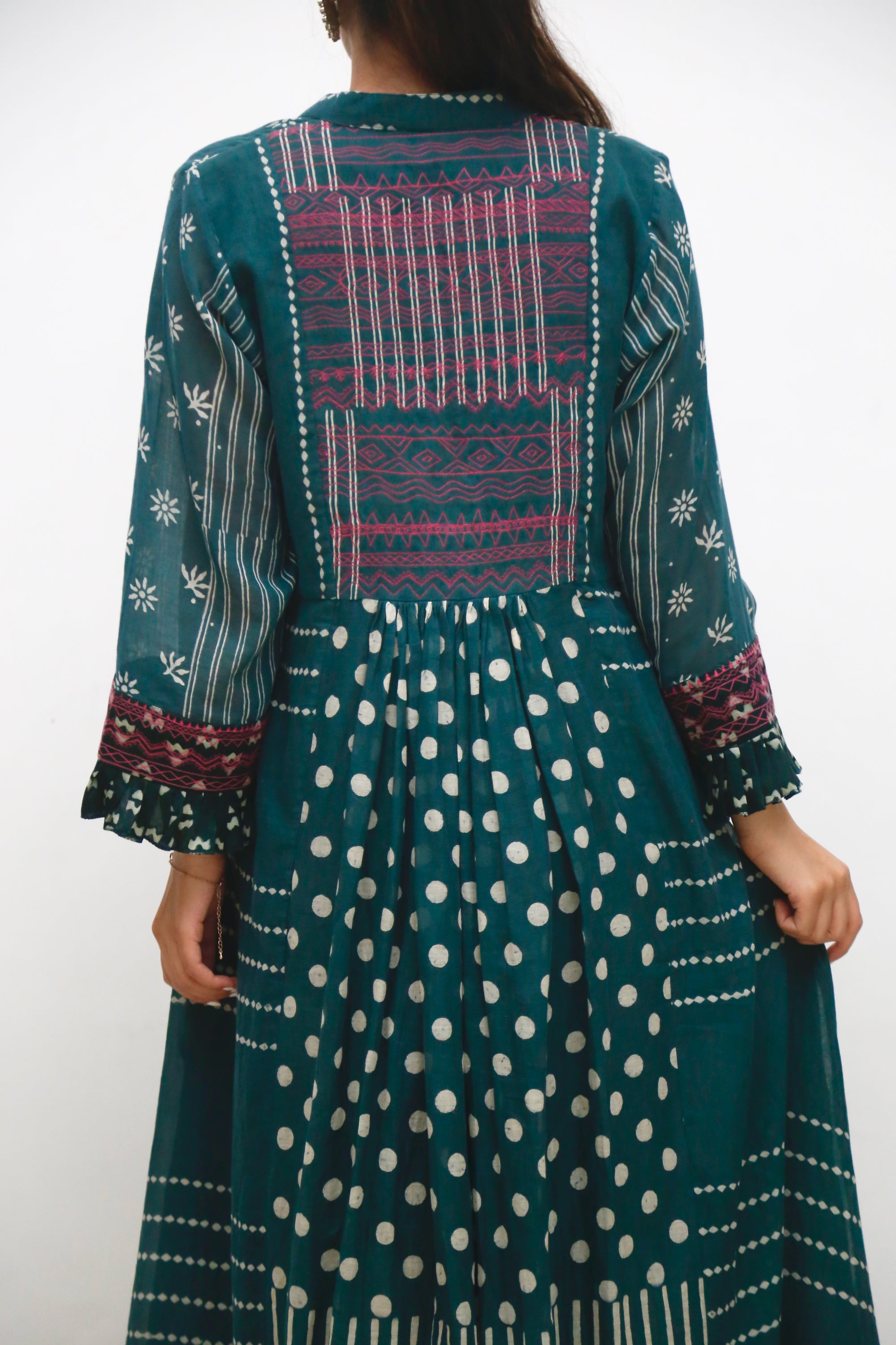 Manjira Green Dress
