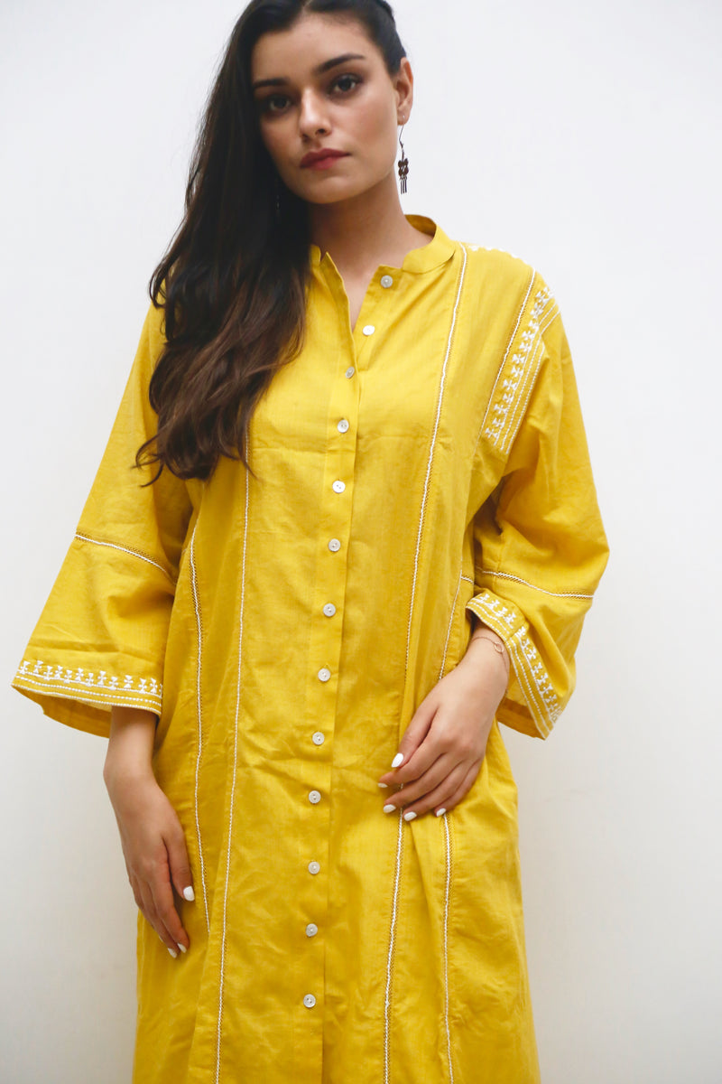 Rabab Yellow Dress