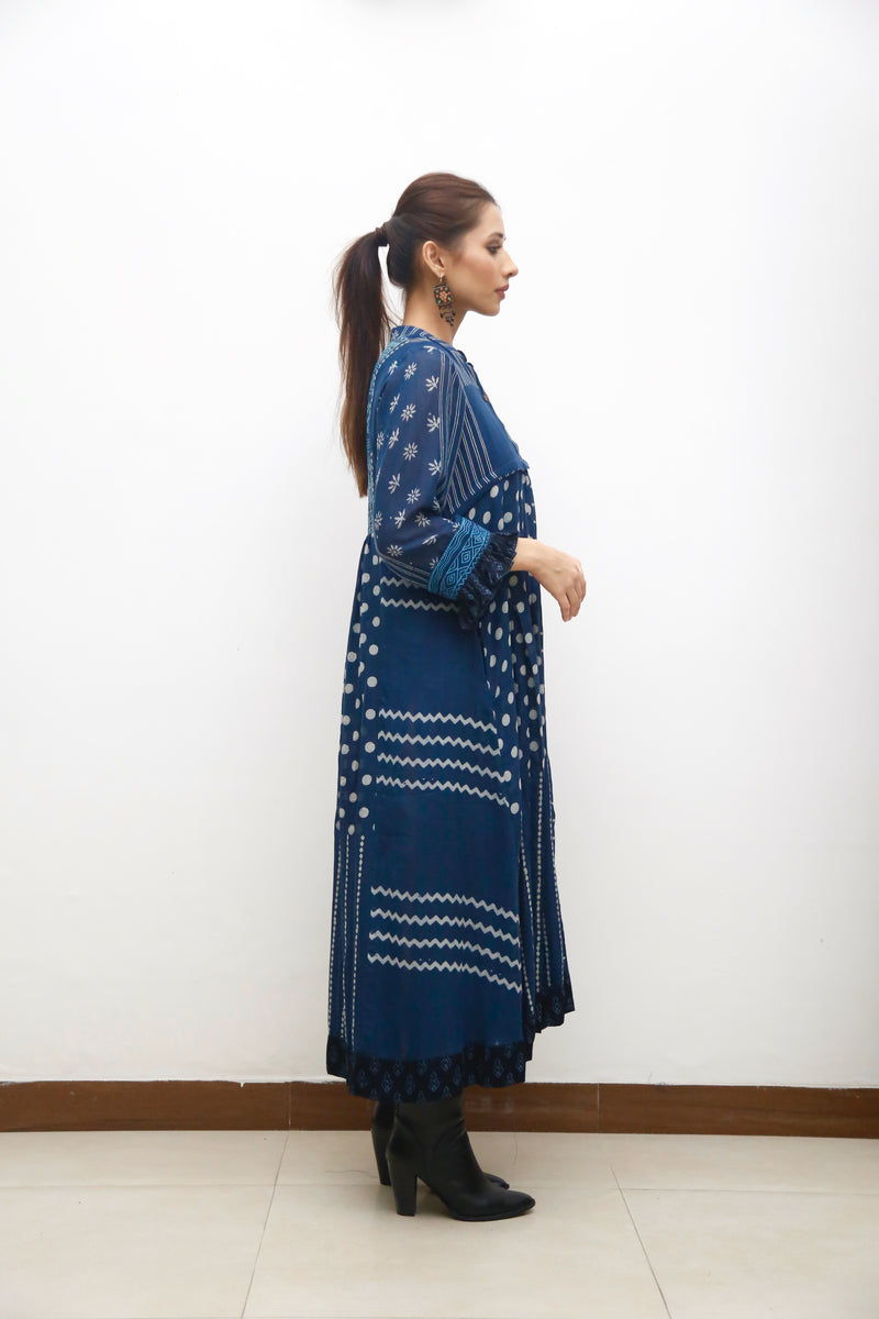 Manjira Indigo Dress