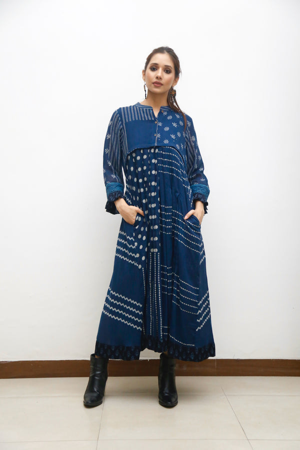 Manjira Indigo Dress